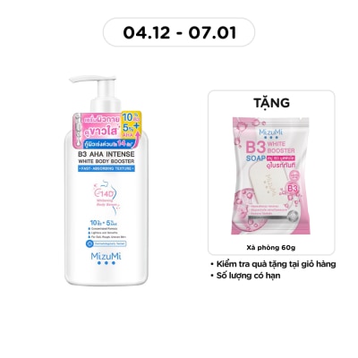 MIZUMI B3 AHA Intense White Body Booster 250g
