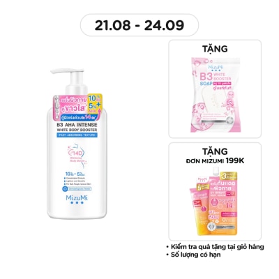 MIZUMI Dưỡng Thể Sáng Da MizuMi B3 AHA Intense White Body Booster 250g