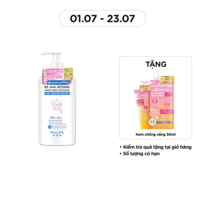 MIZUMI Dưỡng Thể Sáng Da MizuMi B3 AHA Intense White Body Booster 250g