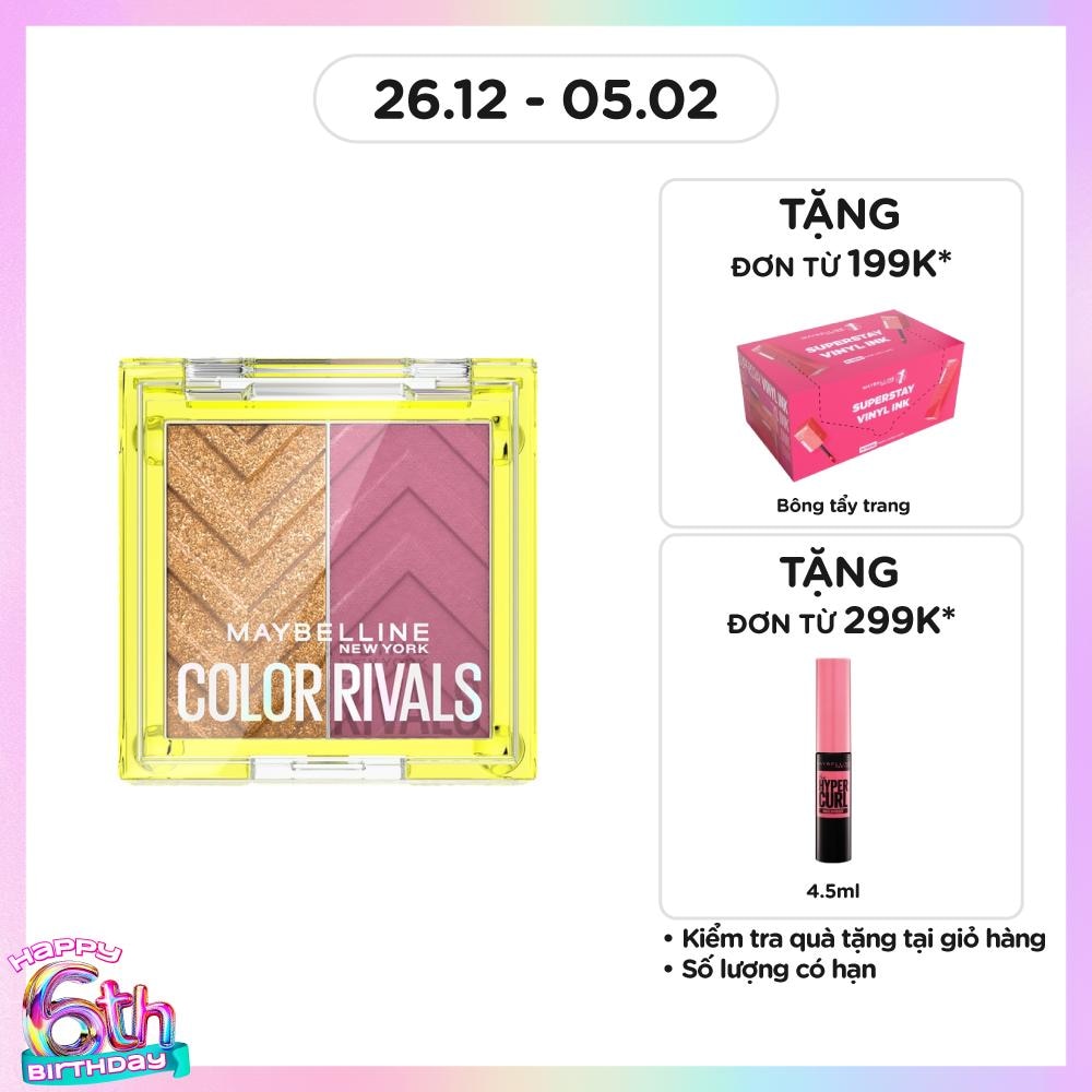 Color Rivals Shadow Duo Palette 1.5x2g .#Assertive x Coy