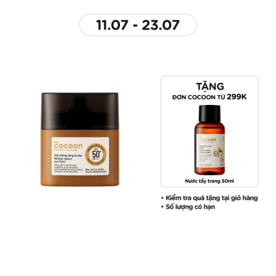 COCOON Sữa Chống Nắng Bí Đao Cocoon SPF50+ PA++++ 15ml