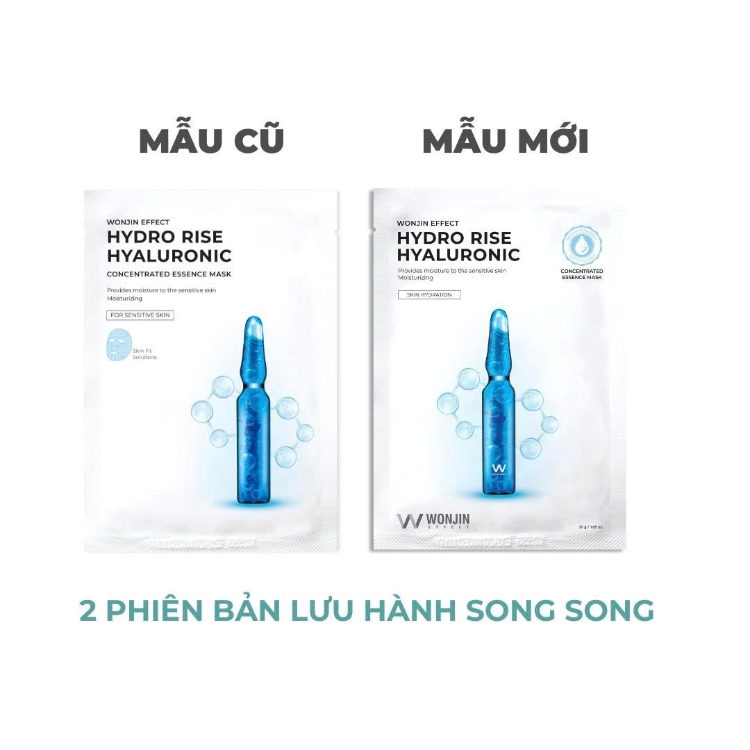 Mặt Nạ Wonjin Cấp Ẩm Chuyên Sâu Effect Hydro Rise Hyaluronic Concentrated Essence Mask 30g