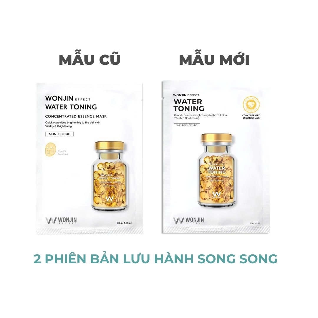 Mặt Nạ Wonjin Dưỡng Trắng Effect Water Toning Concentrated Essence Mask 30g