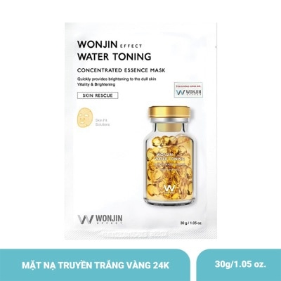 WONJIN Mặt Nạ Wonjin Dưỡng Trắng Effect Water Toning Concentrated Essence Mask 30g