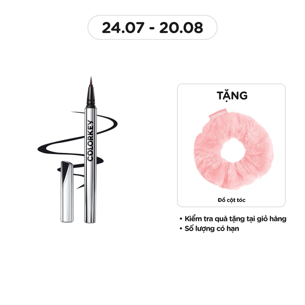COLORKEY Bút Kẻ Mắt Nước Colorkey Floating Color Liquid Eyeliner 0.5ml .#N01