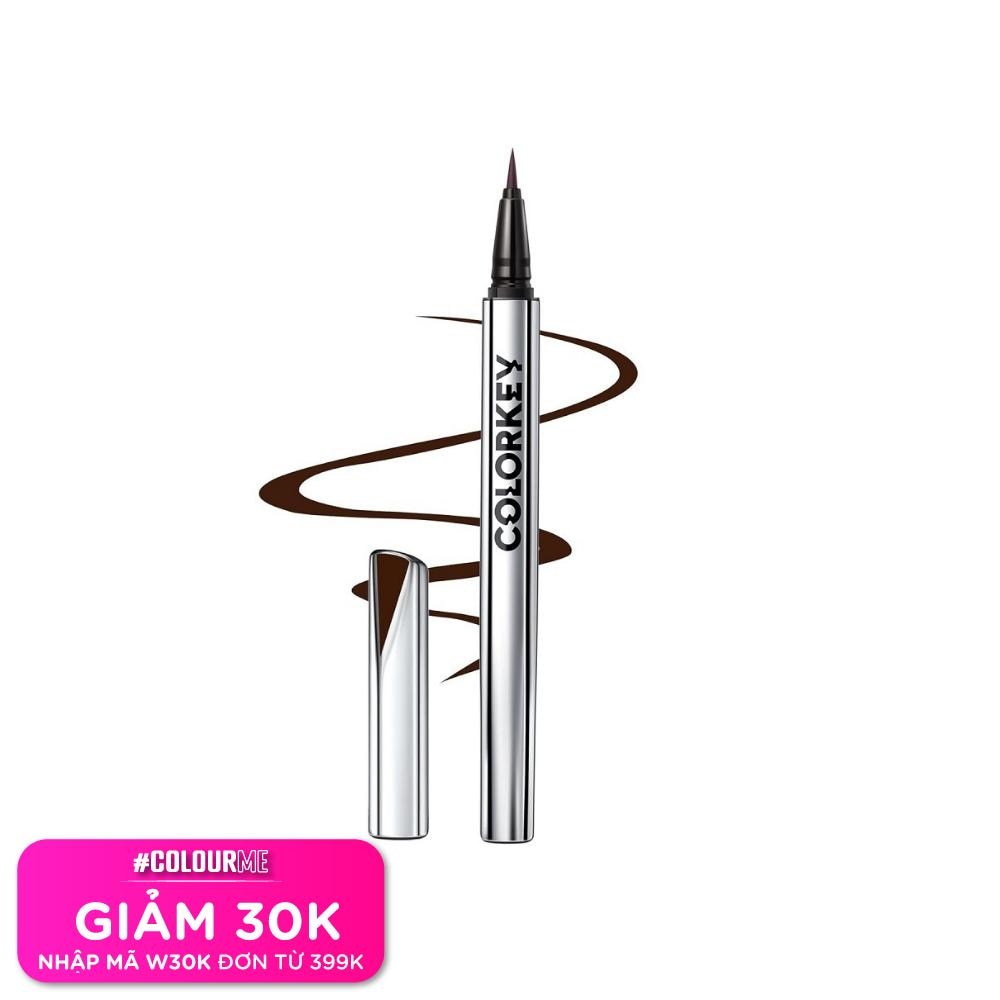 COLORKEY Bút Kẻ Mắt Nước Colorkey Floating Color Liquid Eyeliner 0.5ml .#N02