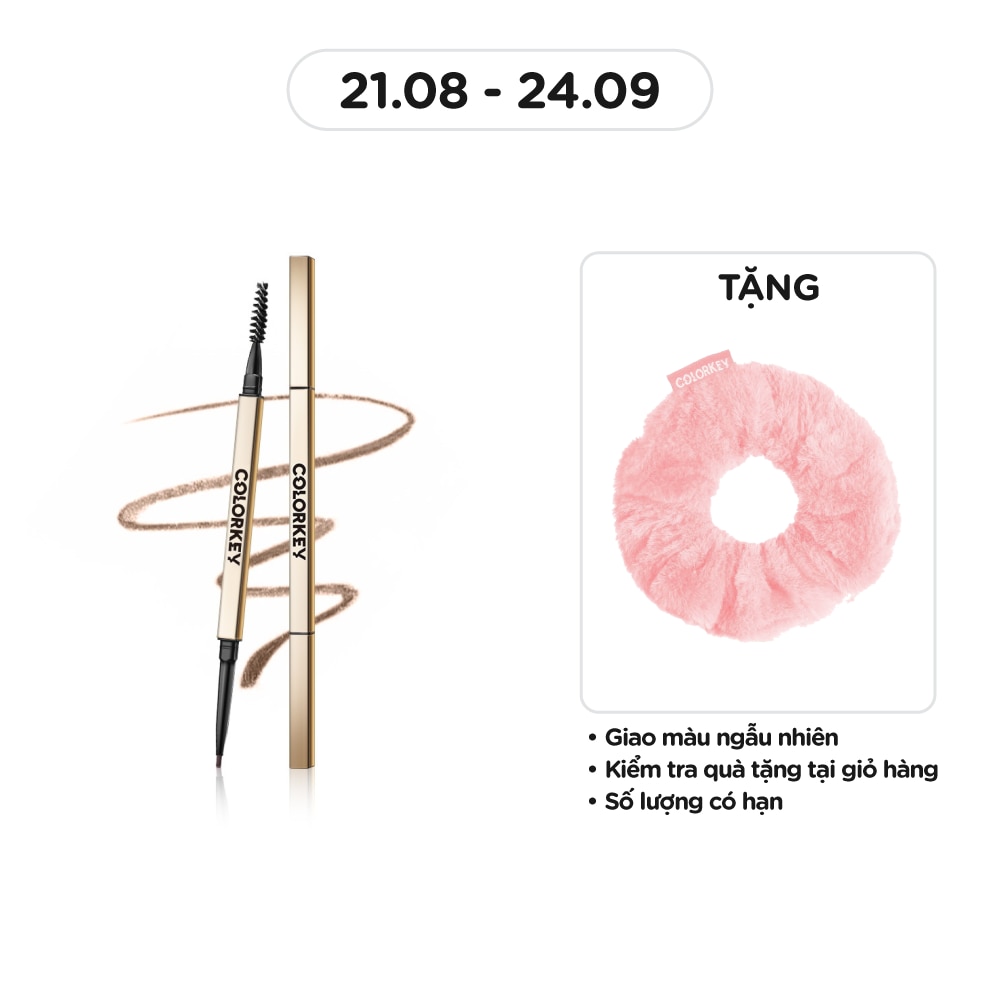 COLORKEY Chì Kẻ Mày Hai Đầu Colorkey The Rapid Eyebrow Pencil 0.07g .#02