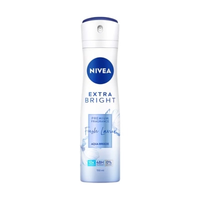 NIVEA Extra Bright Premium Fragrance Fresh Lavier Aqua Breeze Spray 150ml