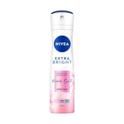 NIVEA Extra Bright Premium Fragrance Miracle Sweet Sweet Pear Spray 150ml