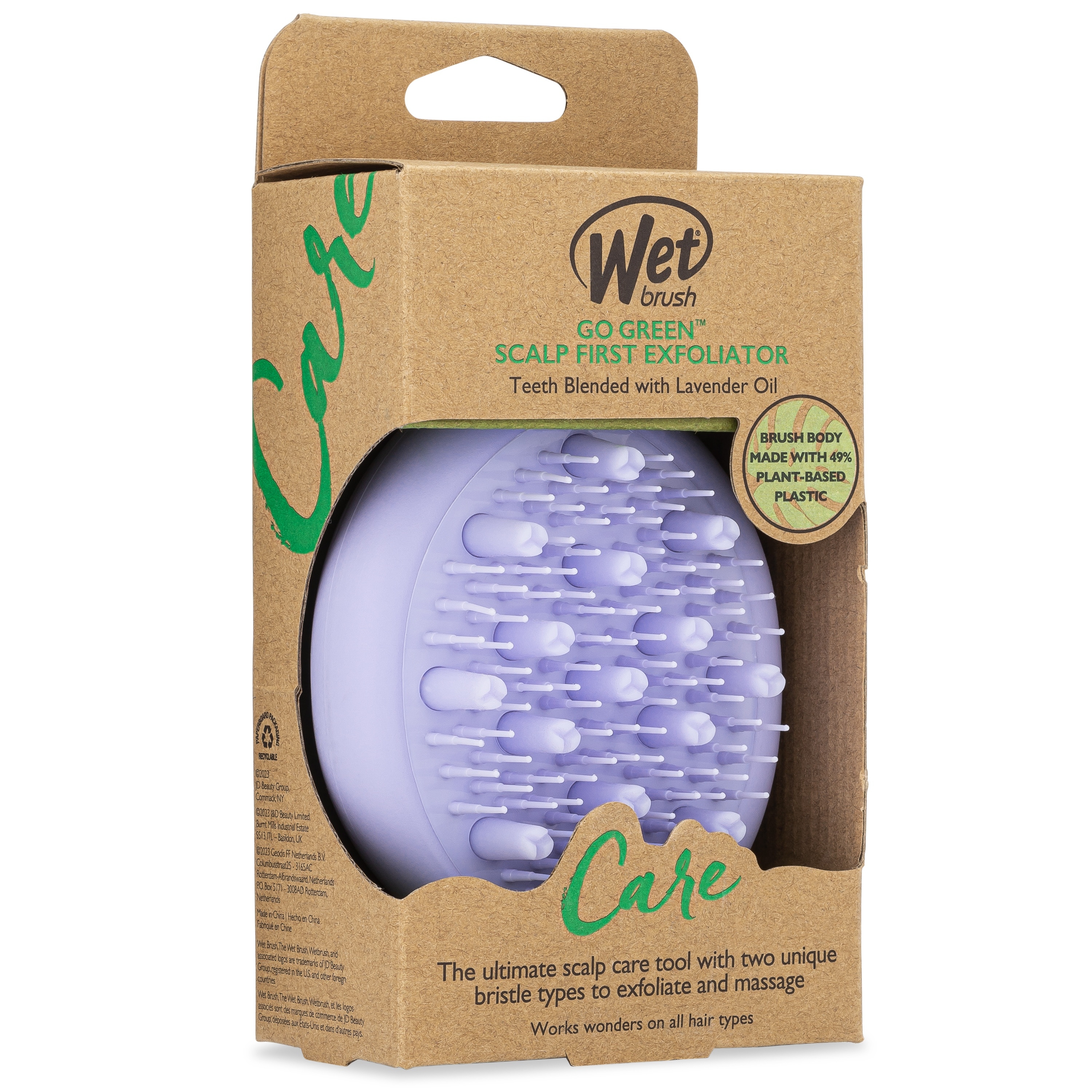 Lược Gội Đầu Wetbrush Go Green Scalp First Exfoliator