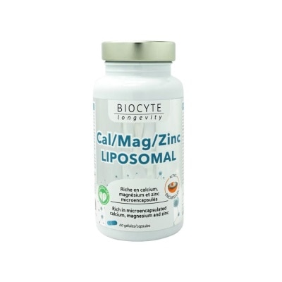 BIOCYTE Thực Phẩm Bảo Vệ Sức Khỏe Biocyte Viên Uống Cal/Mag/Zinc Liposomal 60 Viên