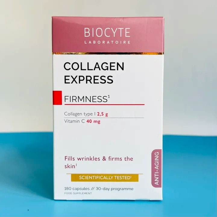 Thực Phẩm Bảo Vệ Sức Khỏe Biocyte Viên Uống Colagen Express Anti-Aging Giảm Lão Hóa Da 180 Viên