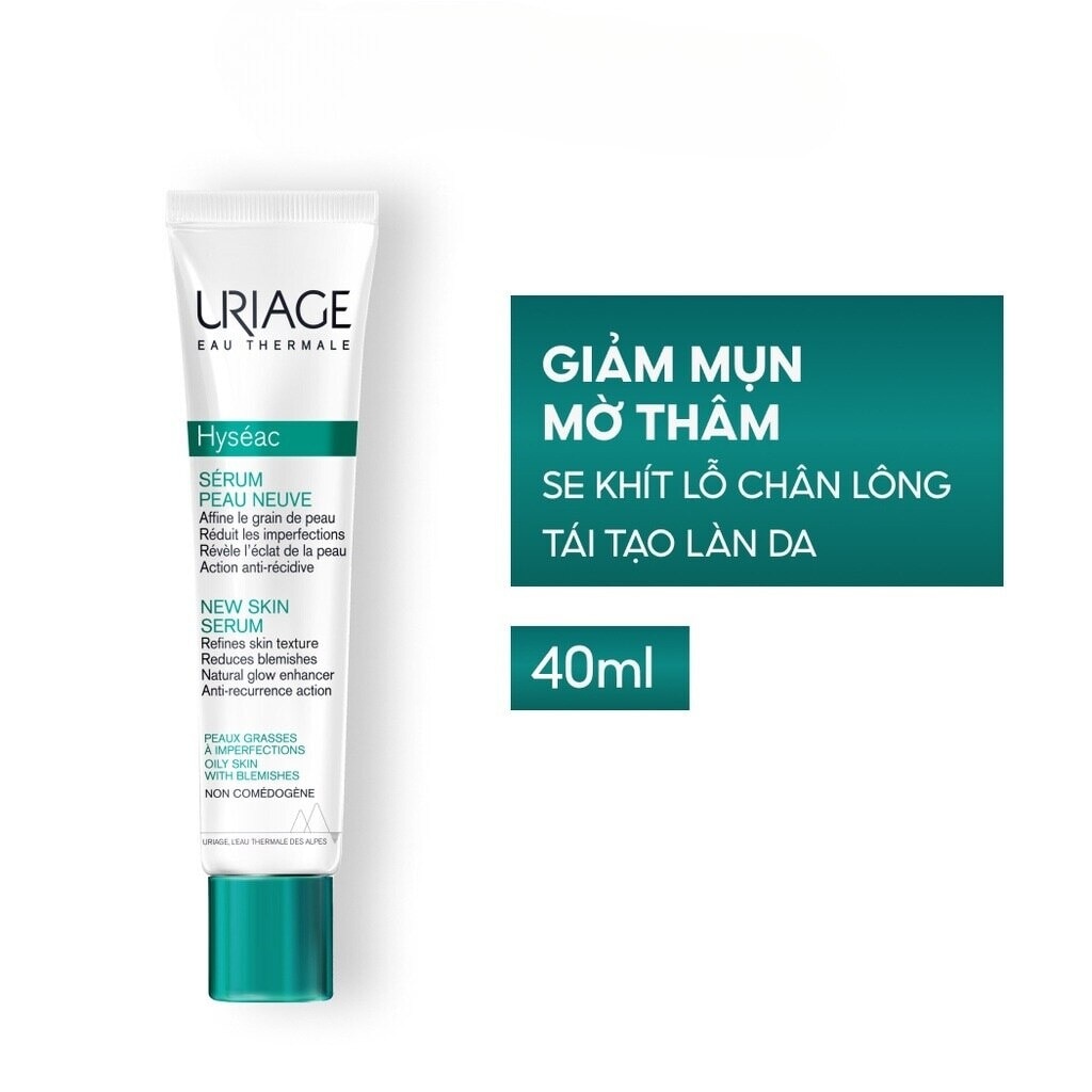 Serum Uriage Giảm Mụn Và Cải Thiện Da Dầu Mụn Hyséac Sérum Peau Neuve 40ml