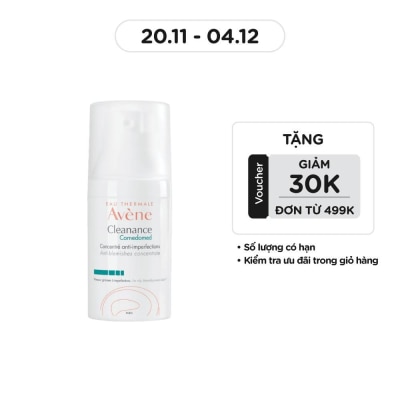 AVENE Gel Dưỡng Avene Giảm Nhờn Và Ngăn Ngừa Mụn Cleanance Comedomed Anti-Blemishes Concentrate 30ml