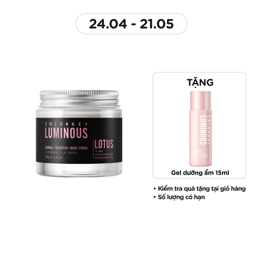 Mặt Nạ Bùn Khoáng Colorkey Luminous Cleansing Clay Mask 60g