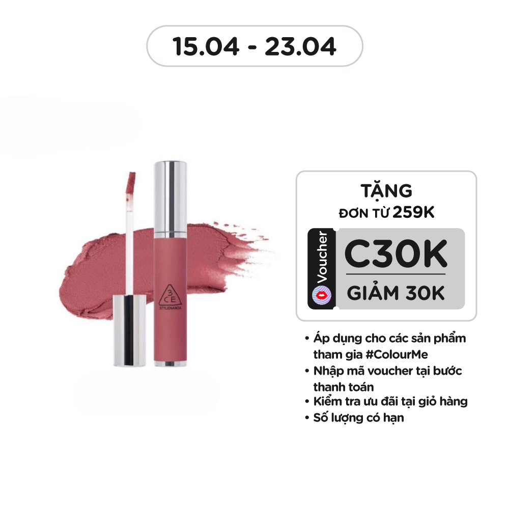 Hazy Lip Clay 4g .#Mauvrown
