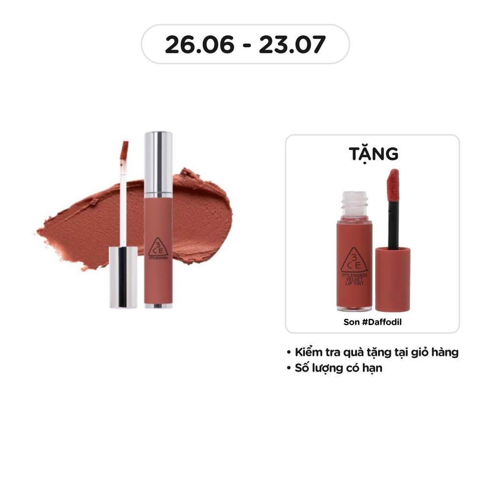 Hazy Lip Clay 4g .#Warm Brownie
