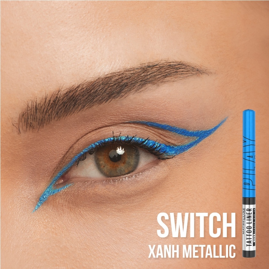 Tattoo Liner Play 2.1ml .#Switch - Metallic Blue image