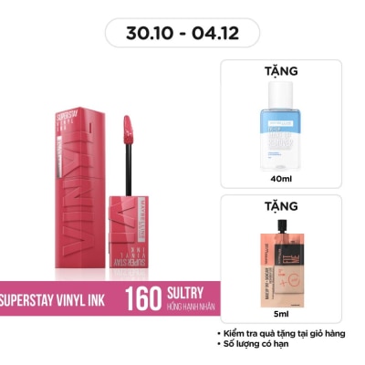 MAYBELLINE NEW YORK Superstay Vinyl Ink 4.2ml .#160 Sultry