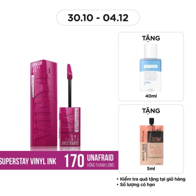 MAYBELLINE NEW YORK Superstay Vinyl Ink 4.2ml .#170 Unafraid