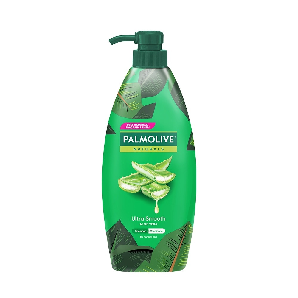 Dầu Gội và Xả Palmolive Naturals Ultra Smooth Aloe Vera 600ml