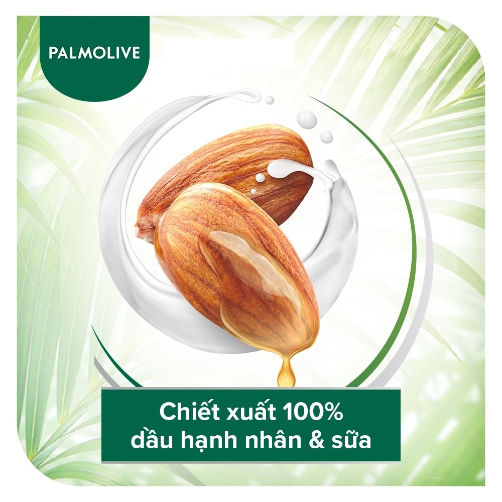 Dầu Gội và Xả Palmolive Naturals Healthy Shine Almond Oil & Milk 600ml