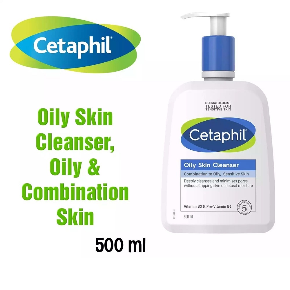 Sữa Rửa Mặt Cetaphil Oily Skin Cleanser 500ml