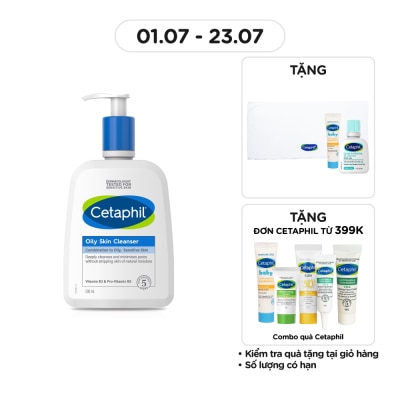 CETAPHIL Sữa Rửa Mặt Cetaphil Oily Skin Cleanser 500ml