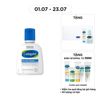 CETAPHIL Sữa Rửa Mặt Cetaphil Oily Skin Cleanser 125ml