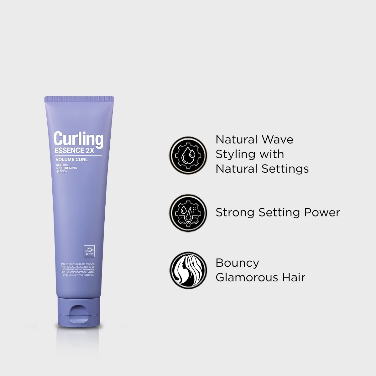 Kem Dưỡng Và Tạo Kiểu Tóc mise en scène Curling Essence 2X Volume Curl 150ml