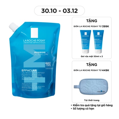 LA ROCHE POSAY Effaclar Purifying Foaming Gel Refill 400ml