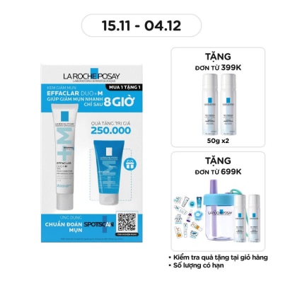 LA ROCHE POSAY Combo (Effaclar Duo+M 40ml + Effaclar Purifying Foaming Gel 50ml)