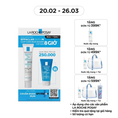 LA ROCHE POSAY Combo (Effaclar Duo+M 40ml + Effaclar Purifying Foaming Gel 50ml)