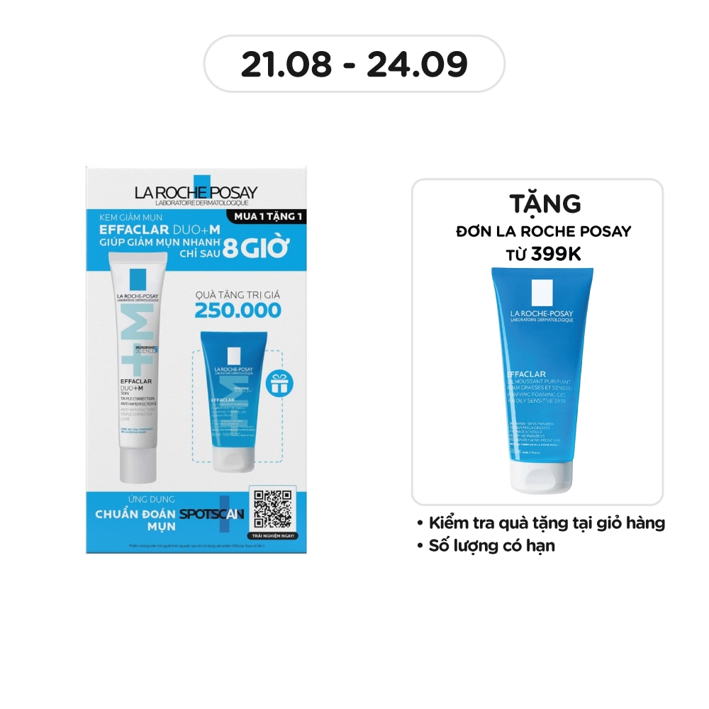 Combo (Effaclar Duo+M 40ml + Effaclar Purifying Foaming Gel 50ml)