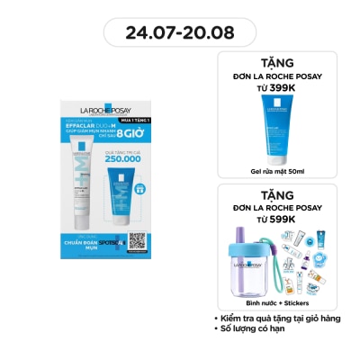 LA ROCHE POSAY Combo (Effaclar Duo+M 40ml + Effaclar Purifying Foaming Gel 50ml)