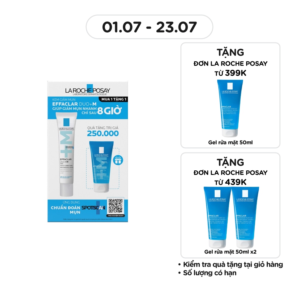 Combo (Effaclar Duo+M 40ml + Effaclar Purifying Foaming Gel 50ml)
