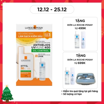 LA ROCHE POSAY Combo La Roche Posay (Sữa Chống Nắng 50ml + Tẩy Trang 50ml)