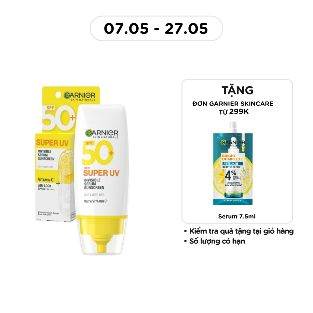 Skin Naturals Super UV Invisible Serum Sunscreen 30ml