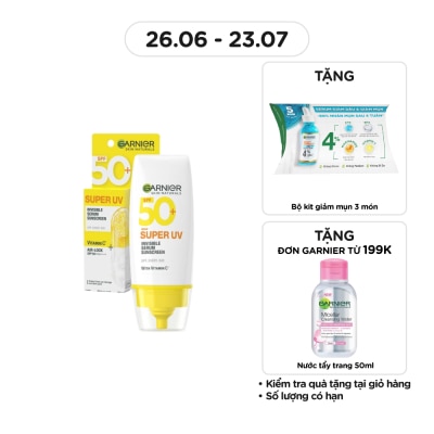 GARNIER Skin Naturals Super UV Invisible Serum Sunscreen 30ml