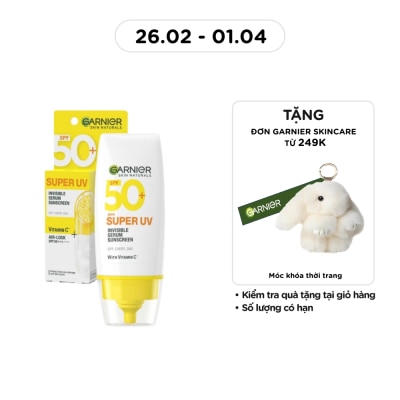 GARNIER - Skin Naturals Super UV Invisible Serum Sunscreen 30ml