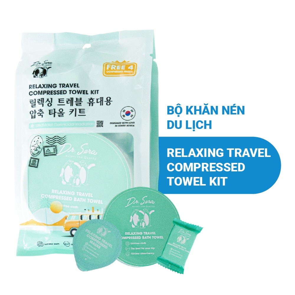 Relaxing Travel Compressed Towel Kit