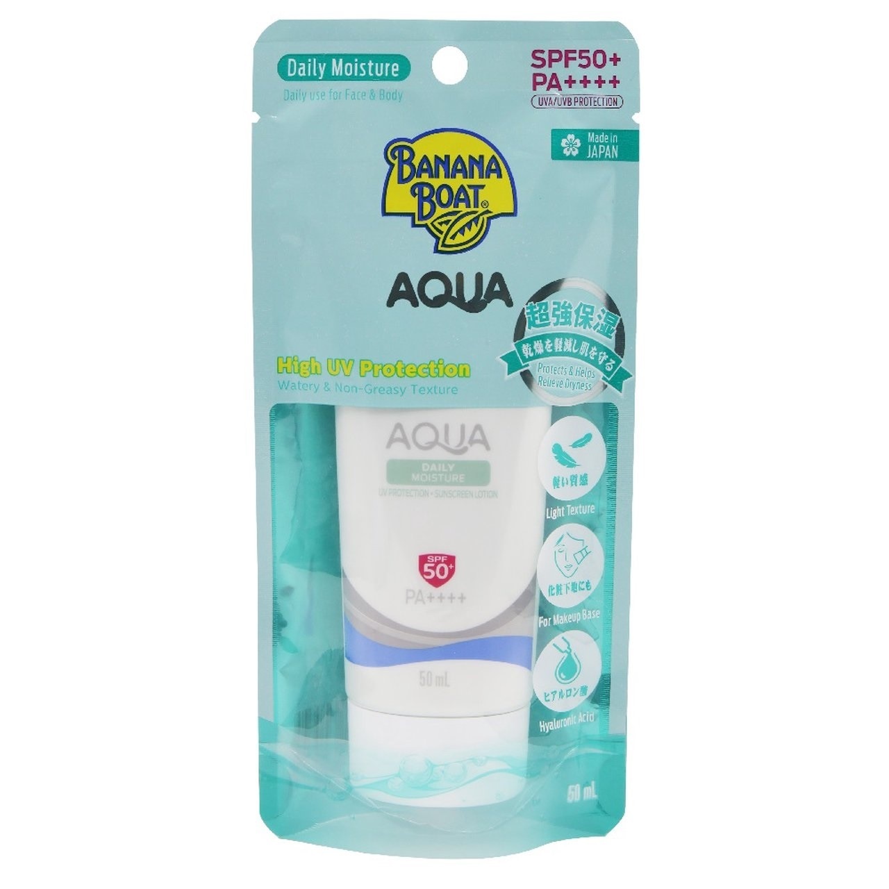 Aqua Daily Moisture Uv Protection Sunscreen Lotion SPF50+ PA++++ 50ml