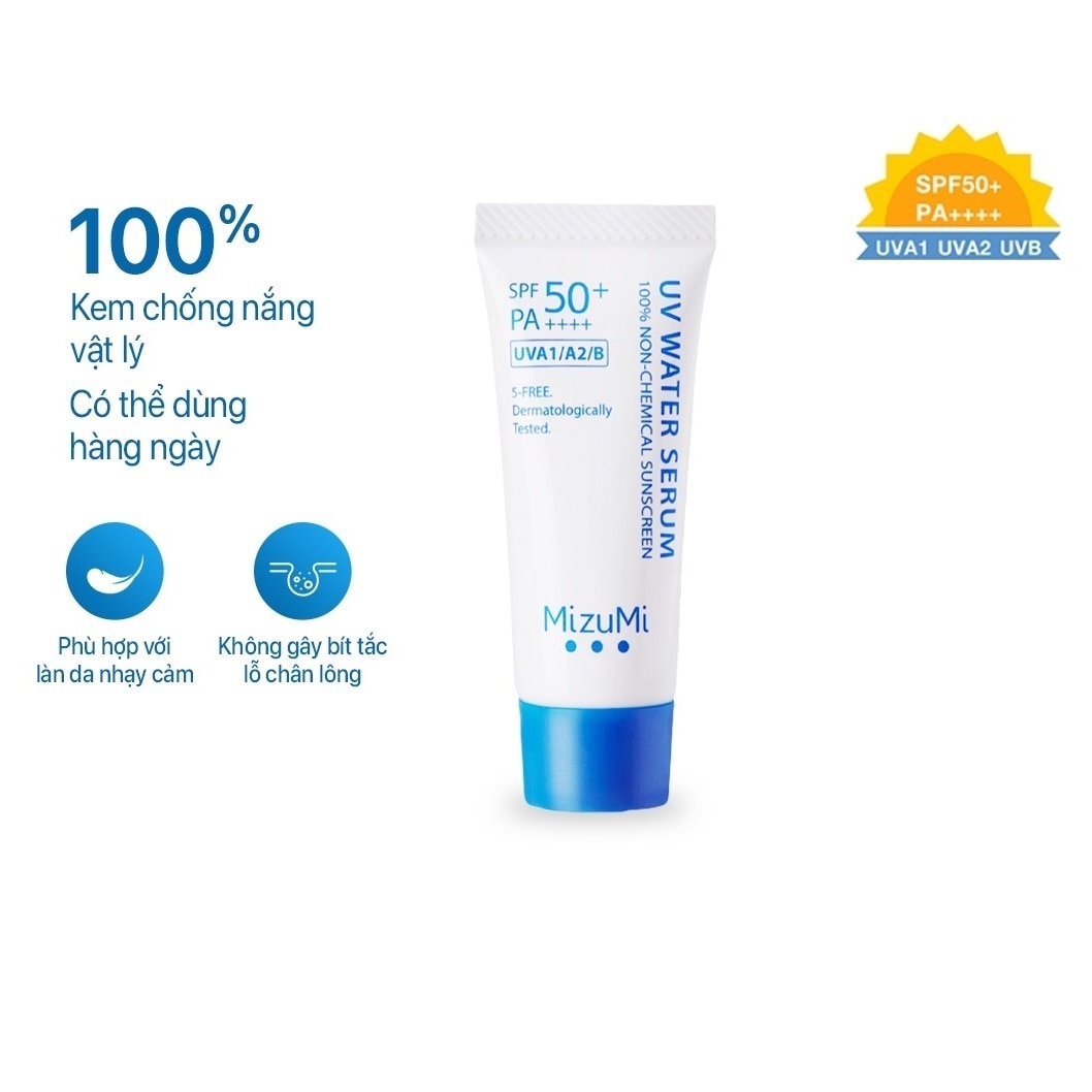 Kem Chống Nắng Mizumi UV Water Serum SPF50+ PA++++ 8g