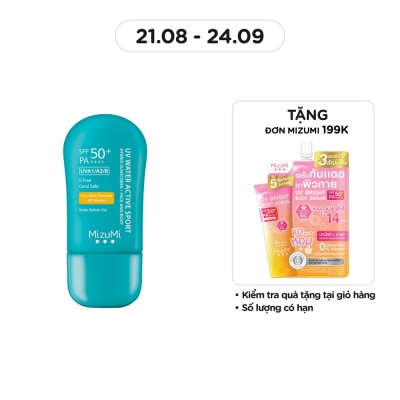 MIZUMI Kem Chống Nắng Mizumi UV Water Active Sport SPF50+ PA++++ 40g