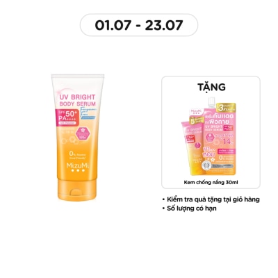 MIZUMI Kem Chống Nắng Mizumi UV Bright Body Serum Fragrance Free SPF50+ PA++++ 180ml