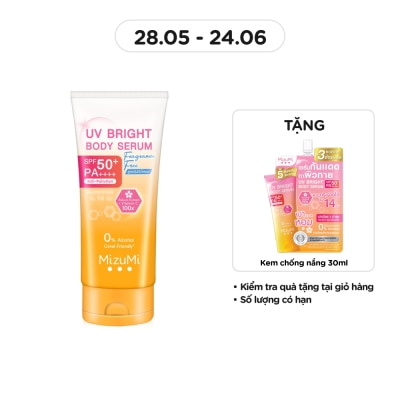 MIZUMI - UV Bright Body Serum Fragrance Free SPF50+ PA++++ 180ml