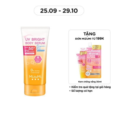 MIZUMI Kem Chống Nắng Mizumi UV Bright Body Serum Fragrance Free SPF50+ PA++++ 180ml