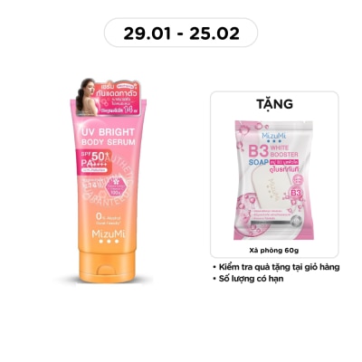 MIZUMI Kem Chống Nắng Mizumi UV Bright Body Serum SPF50+ PA++++ 180ml