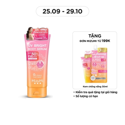 MIZUMI Kem Chống Nắng Mizumi UV Bright Body Serum SPF50+ PA++++ 180ml