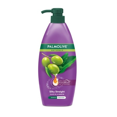 PALMOLIVE Naturals Silky Straight Shampoo & Conditioner Olive Oil & Keratin 600ml
